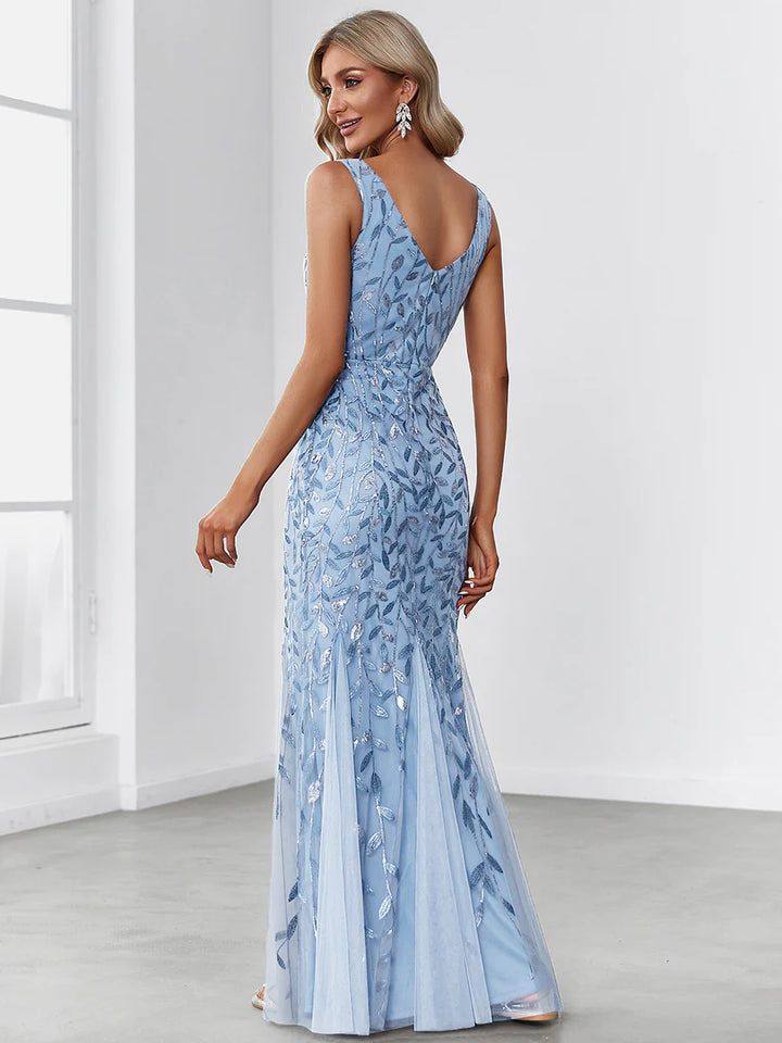 Classic Fishtail Sequin Evening Dresses for Women - CALABRO®