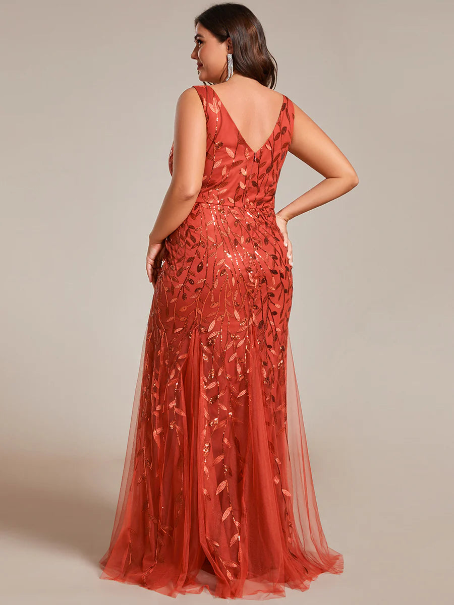 Classic Fishtail Sequin Evening Dresses for Women - CALABRO®