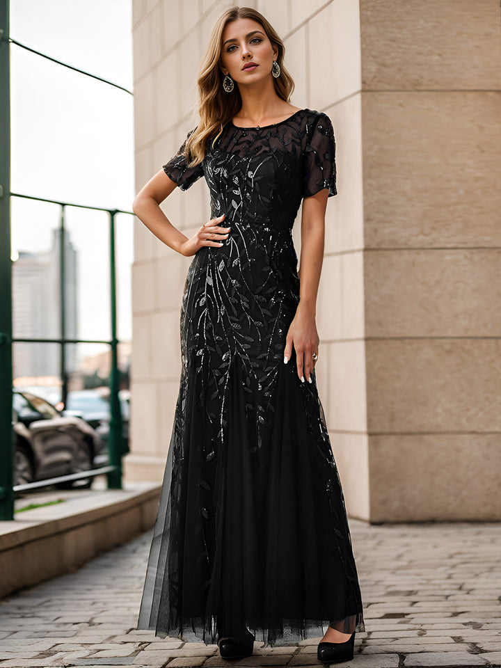 Sequin Shiny Fishtail Tulle Dresses for Party - CALABRO®