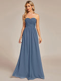 A-Line Chiffon Floor Length Bridesmaid Dresses - CALABRO®
