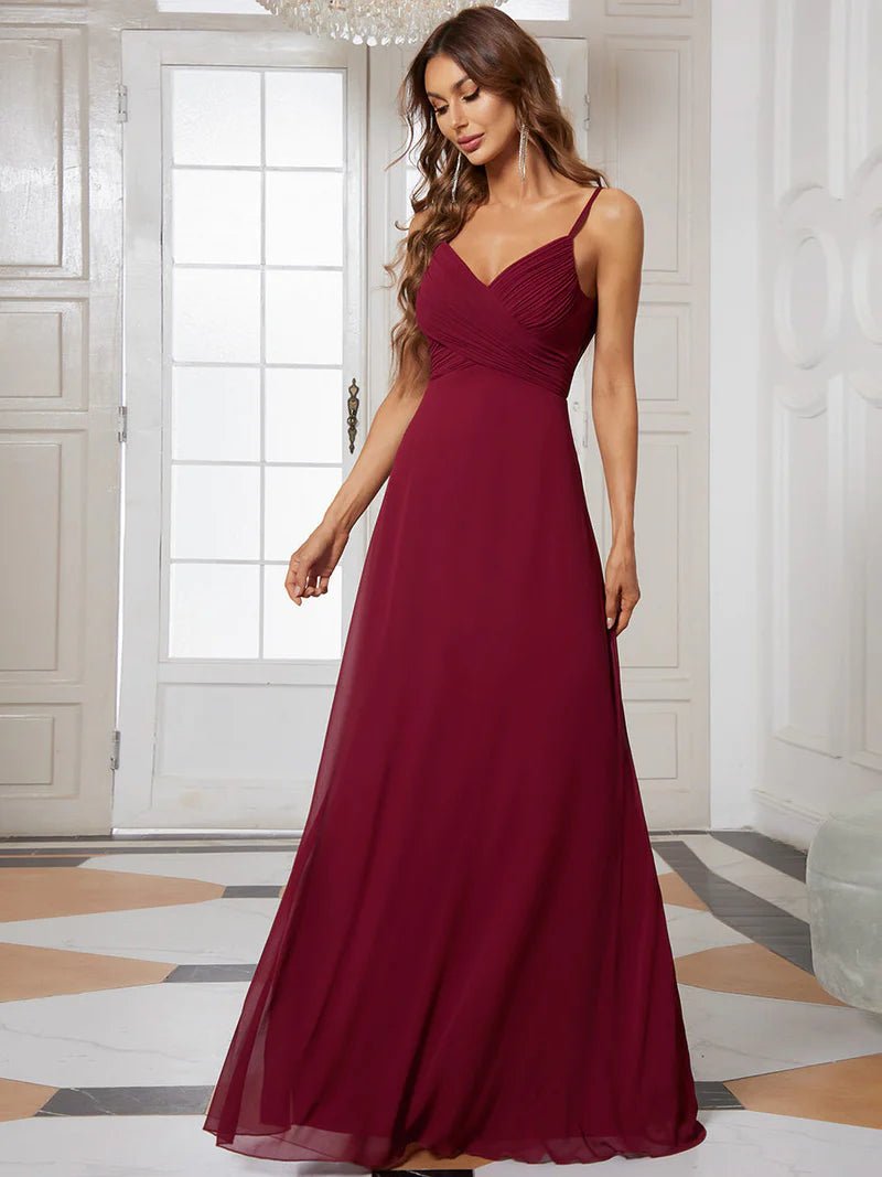 Cowl Back Sweetheart Neckline Evening Dress - CALABRO®