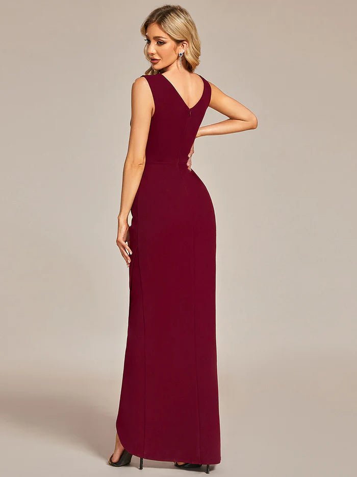 Hot Mermaid Split Pleated Evening Dress - CALABRO®