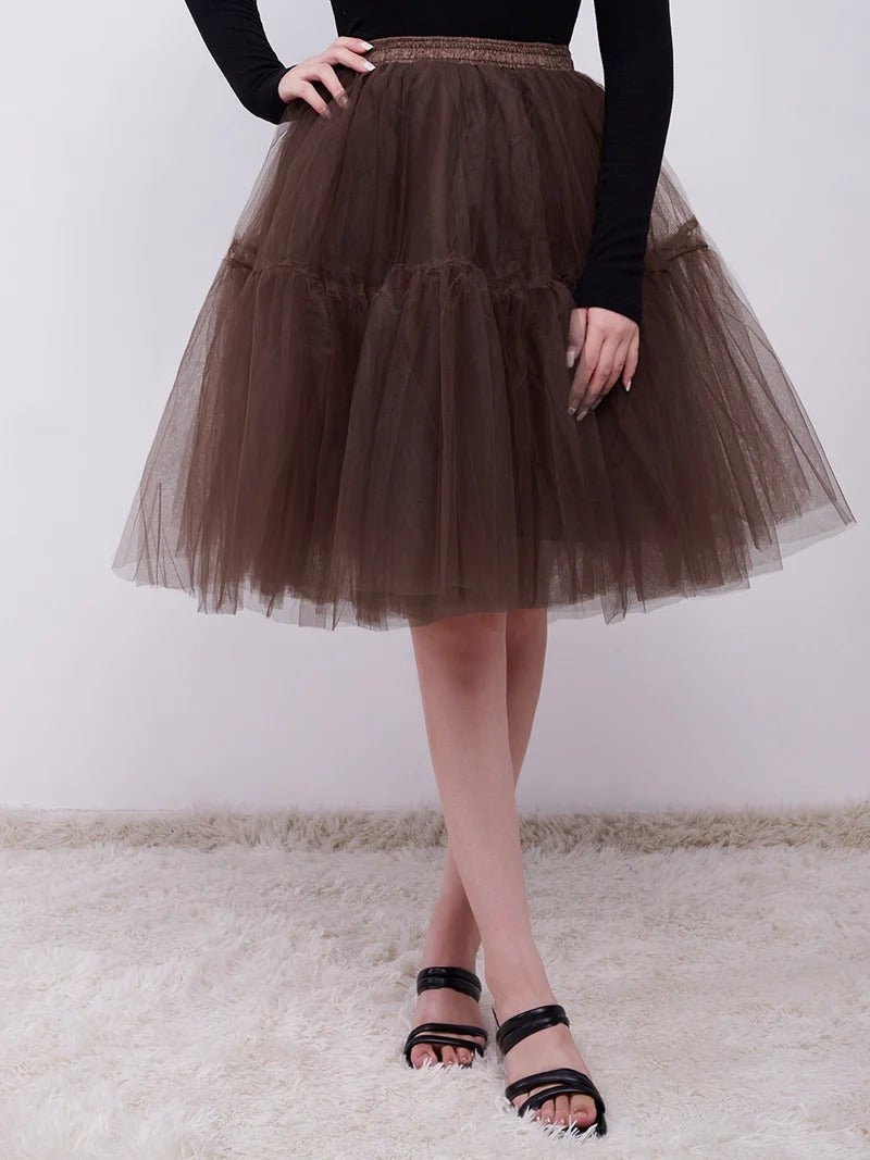 Knee-Length Tulle TUTU Dress Under Skirt - CALABRO®