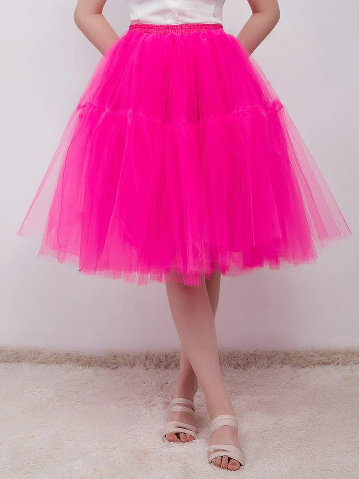 Knee-Length Tulle TUTU Dress Under Skirt - CALABRO®