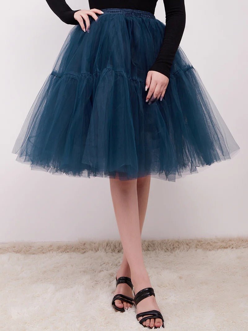 Knee-Length Tulle TUTU Dress Under Skirt - CALABRO®