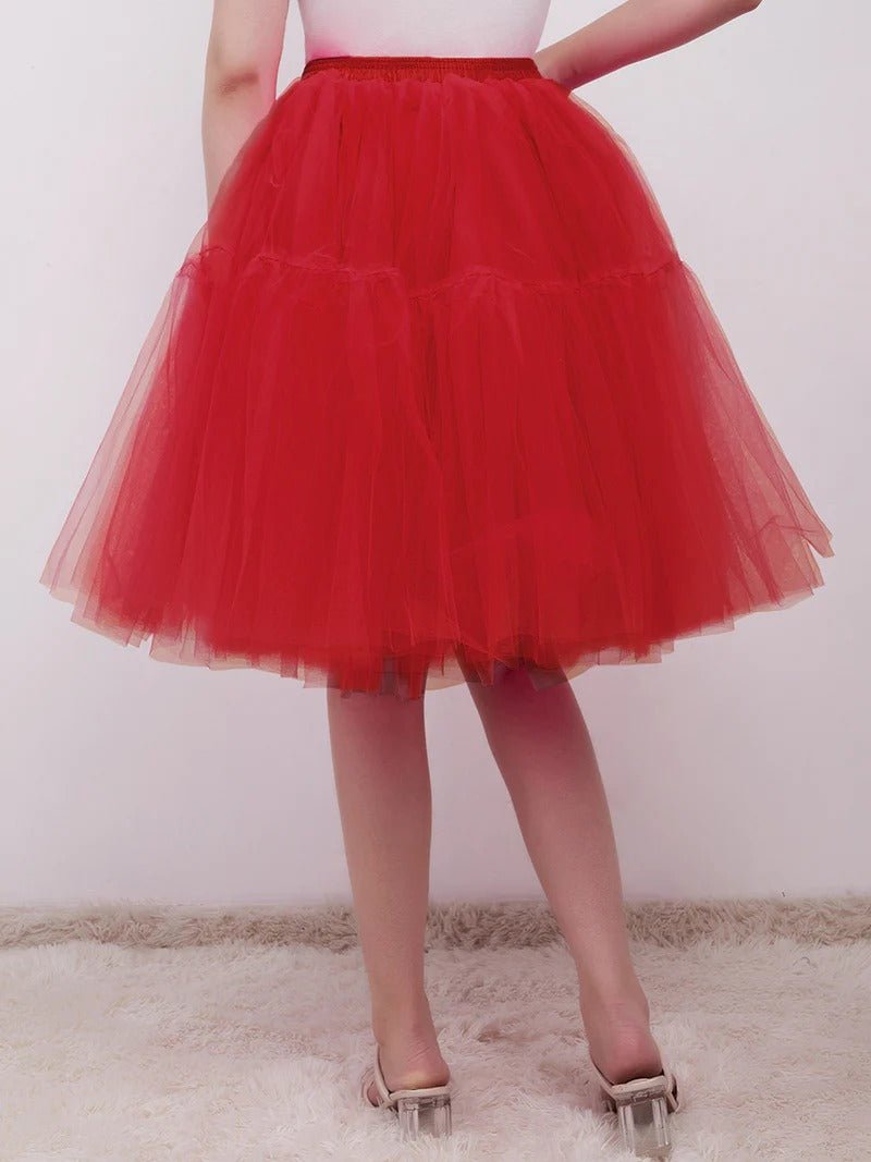 Knee-Length Tulle TUTU Dress Under Skirt - CALABRO®