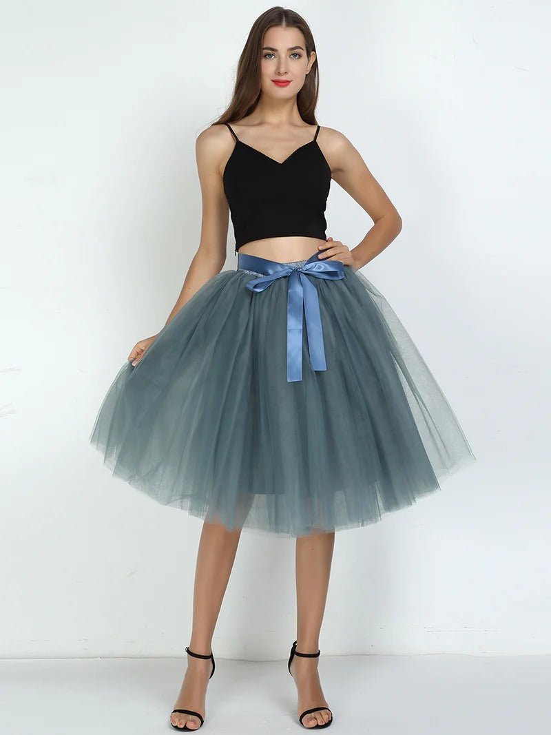 Knee-Length Tulle TUTU Dress Under Skirt - CALABRO®