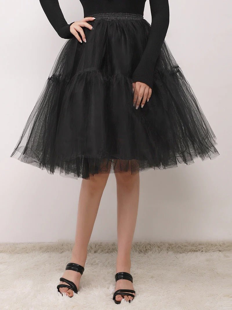 Knee-Length Tulle TUTU Dress Under Skirt - CALABRO®