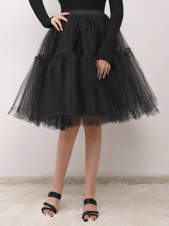 Knee-Length Tulle TUTU Dress Under Skirt - CALABRO®